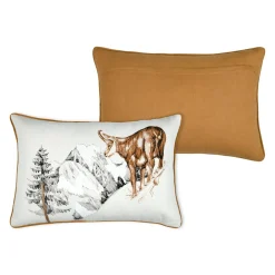 Coussin Rectangulaire Coton (40 x 60 cm) Wildforest Camel