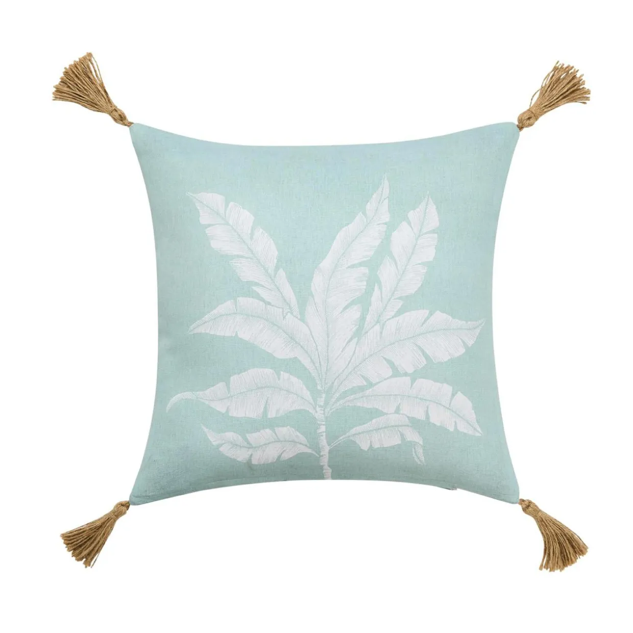 Coussin rectangulaire coton (30 x 50 cm) Hera Bleu