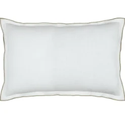 Coussin rectangulaire coton (40 x 60 cm) Helios Blanc