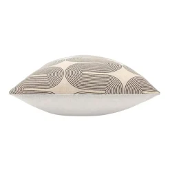 Coussin rectangulaire coton (40 x 60 cm) Ondine Noir