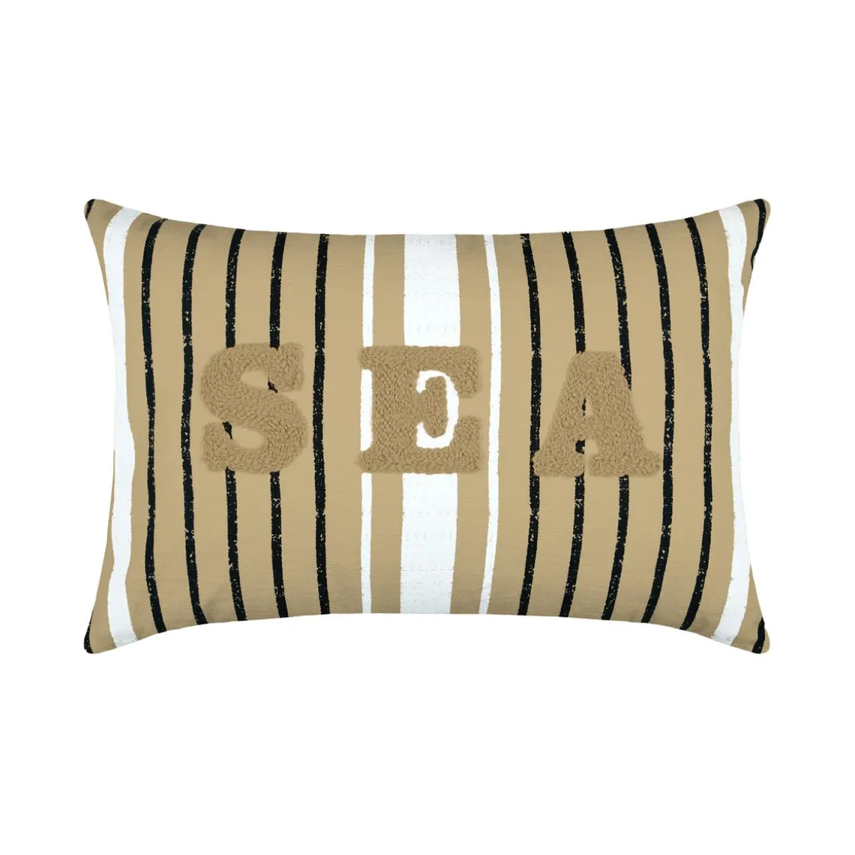 Coussin rectangulaire coton (40 x 60 cm) Maritime Beige