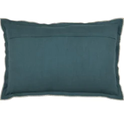 Coussin rectangulaire coton (40 x 60 cm) Helios Bleu