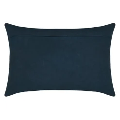 Coussin Rectangulaire coton (40 x 60 cm) Bordemer Bleu marine