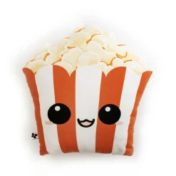 Coussin rectangulaire enfant coton (40 x 42 cm) Fresh popcorn Rouge