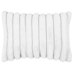 Coussin rectangulaire fausse fourrure (50 x 80 cm) Polary Blanc