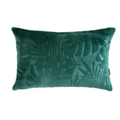 Coussin rectangulaire flanelle (40 x 60 cm) Flore Vert