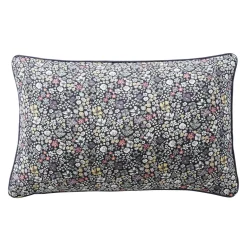 Coussin rectangulaire gaze de coton (40 x 60 cm) Elya Violet