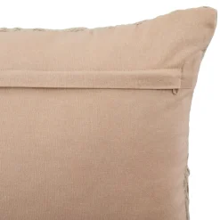Coussin rectangulaire gaze de coton (38 x 58 cm) Letho Beige