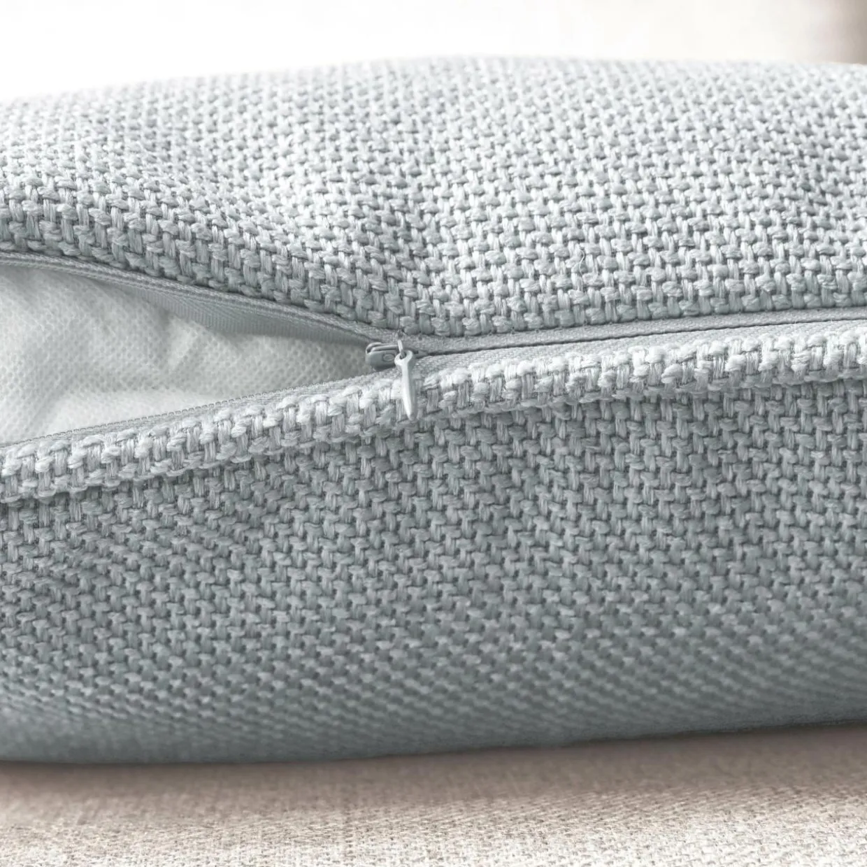 Coussin rectangulaire tissé (40 x 60 cm) Alba Gris