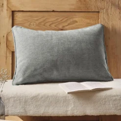 Coussin rectangulaire tissé (40 x 60 cm) Magnus Gris titane