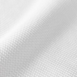 Coussin rectangulaire tissé (40 x 60 cm) Alba Blanc perle