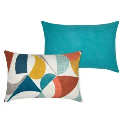 Coussin rectangulaire tufté (40 x 60 cm) Blokken Multicolore