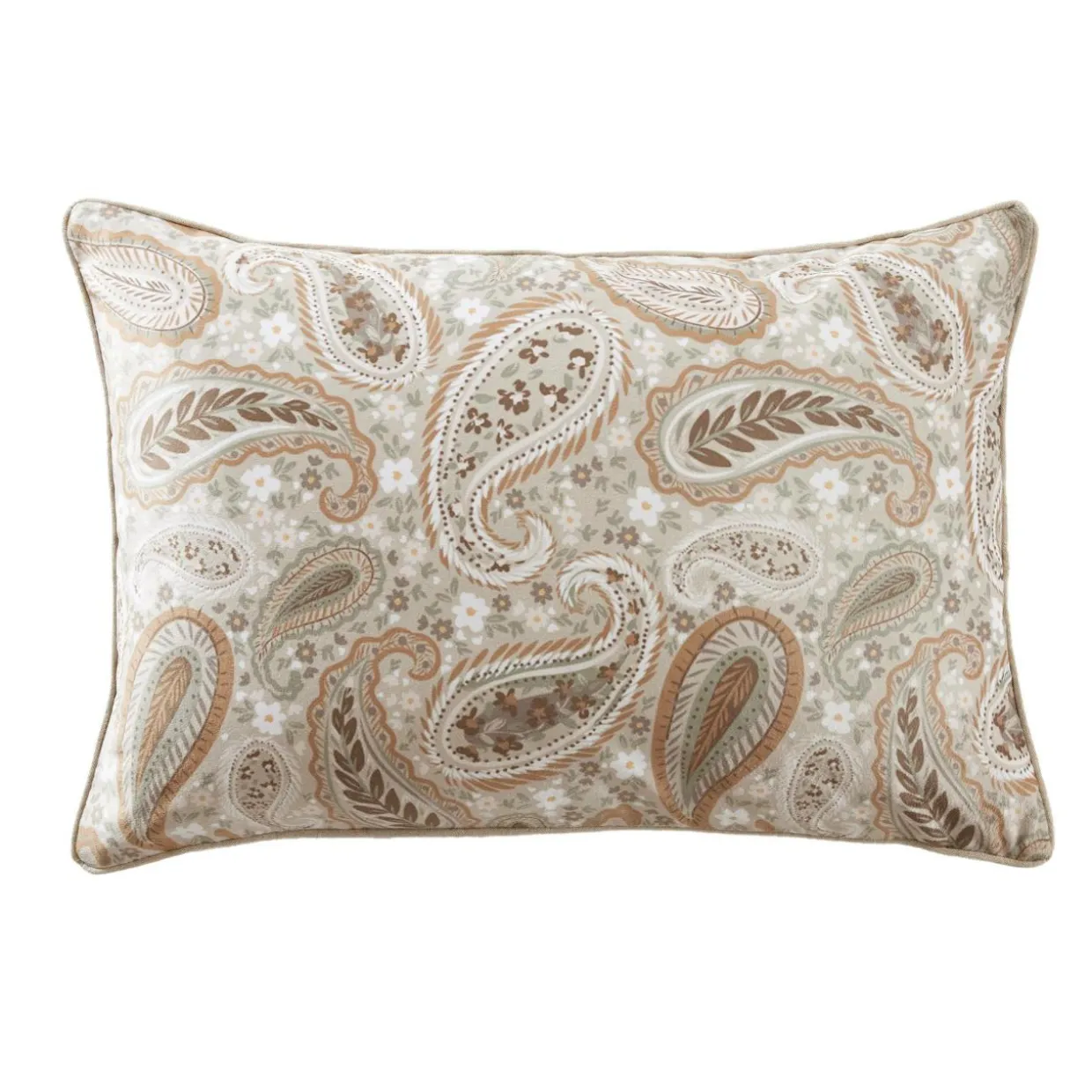 Coussin rectangulaire velours (40 x 60 cm) Dolores Beige