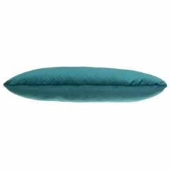 Coussin rectangulaire velours (30 x 50 cm) Dolce Bleu canard