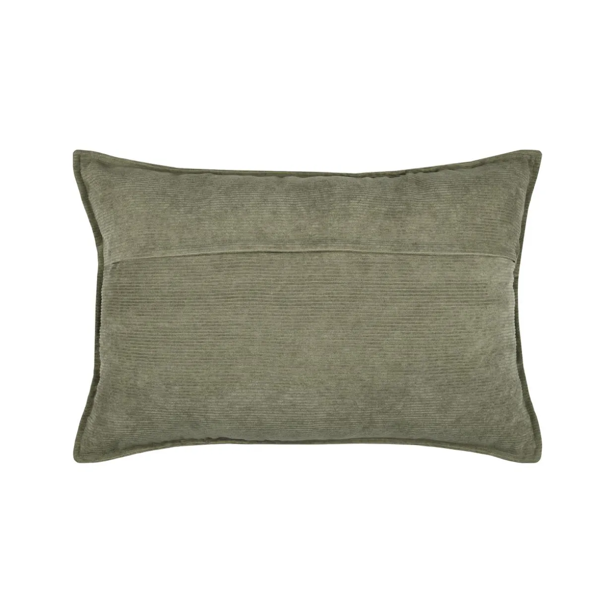 Coussin rectangulaire velours (40 x 60 cm) Dandy Vert kaki