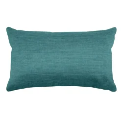 Coussin rectangulaire (30 x 50 cm) Béa Bleu canard