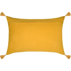 Coussin rectangulaire (40 x 60 cm) Emmy Jaune moutarde