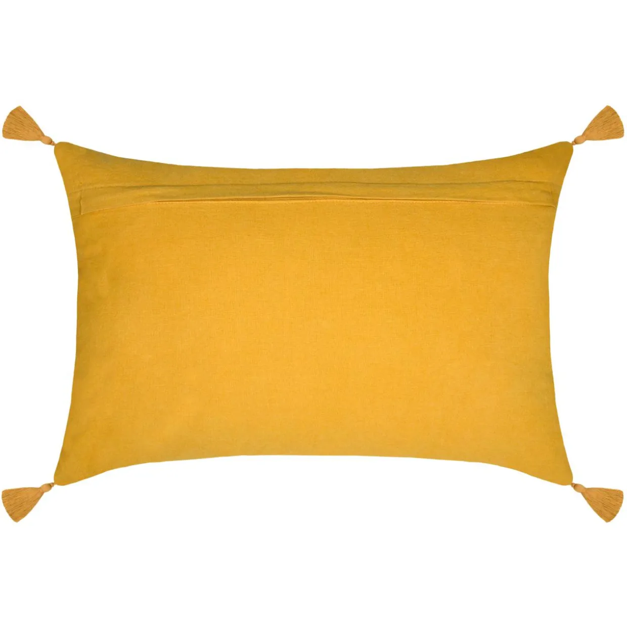 Coussin rectangulaire (40 x 60 cm) Emmy Jaune moutarde