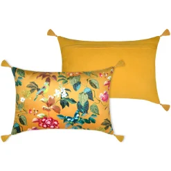 Coussin rectangulaire (40 x 60 cm) Emmy Jaune moutarde