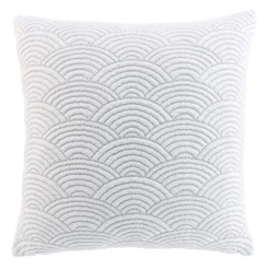 Couvre-lit matelassé et deux taies d'oreiller (220 x 240 cm) Cassandra Ecru
