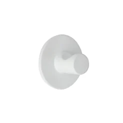 Crochet adhésif 3M (D4 cm) Zinc Blanc
