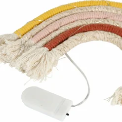 Déco murale lumineuse enfant (28,5 x 20 cm) Arc en ciel Multicolore