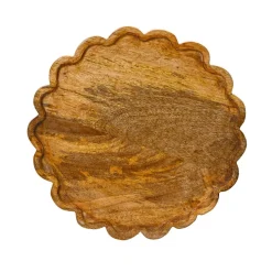 Dessous d'assiette en manguier (D30 cm) Esprit campagne Naturel