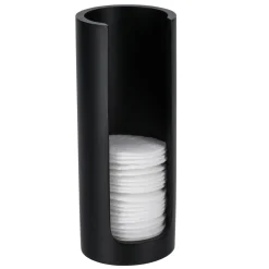Distributeur à cotons (H17 cm) Japandi Noir