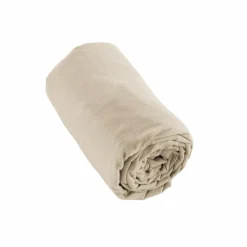 Drap housse flanelle de coton (90 x 190 cm) Nina Beige