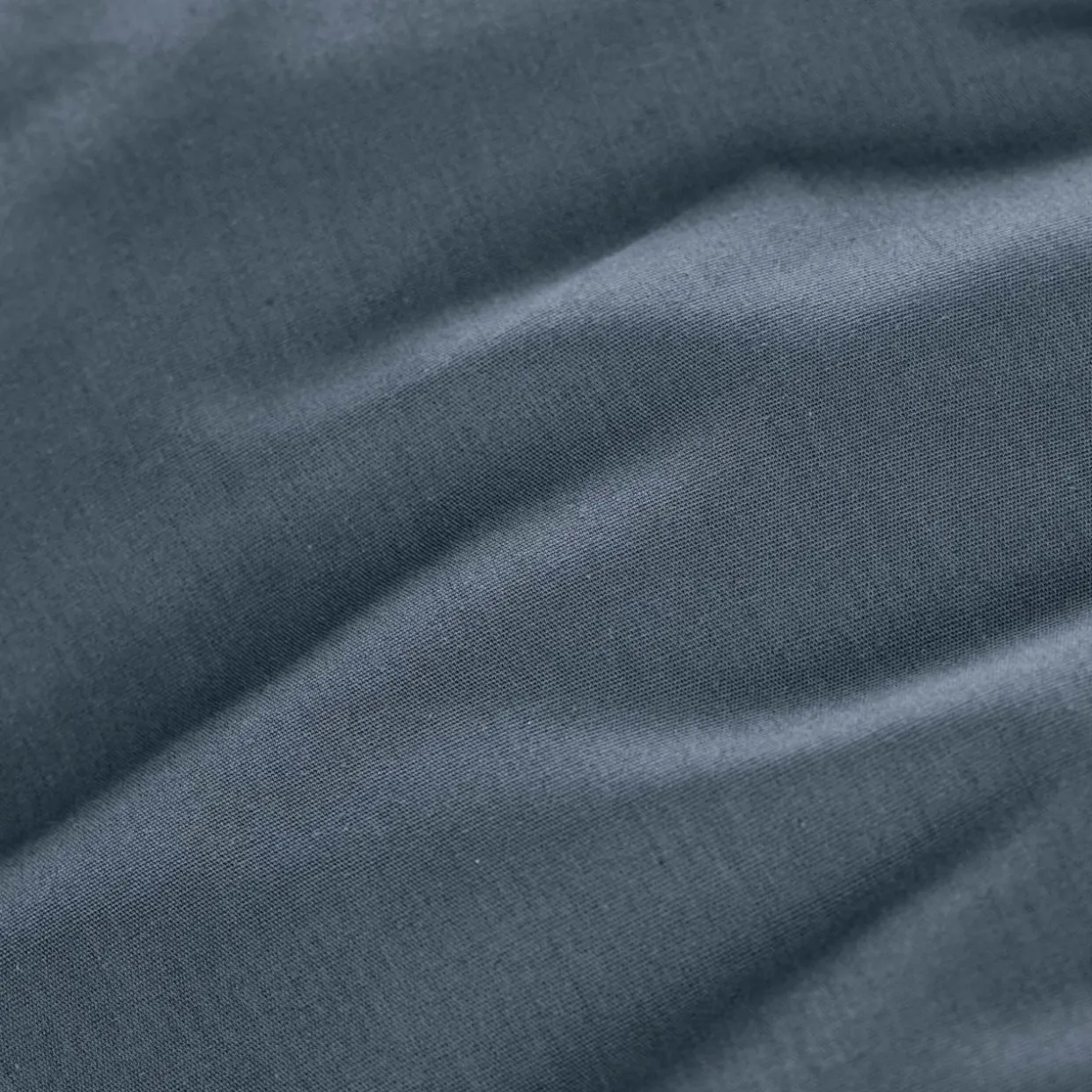 Drap housse percale de coton (160 x 200 cm) Cali Bleu marine