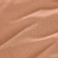 Drap housse percale de coton (140 x 190 cm) Cali Rose pêche