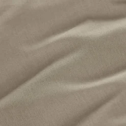 Drap housse percale de coton (90 x 200 cm) Cali Taupe
