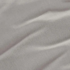 Drap housse percale de coton (90 x 190 cm) Cali Gris clair