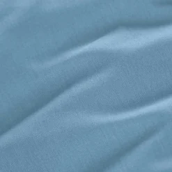 Drap housse percale de coton (140 x 200 cm) Cali Bleu ciel