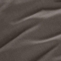 Drap housse percale de coton (140 x 200 cm) Cali Gris anthracite