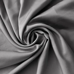 Drap housse satin de bambou (140 x 200 cm) Sienna Gris granit