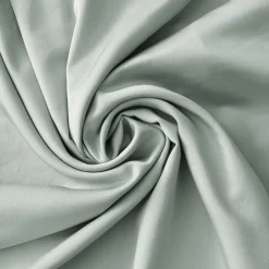 Drap housse satin de bambou (140 x 200 cm) Sienna Vert eucalyptus