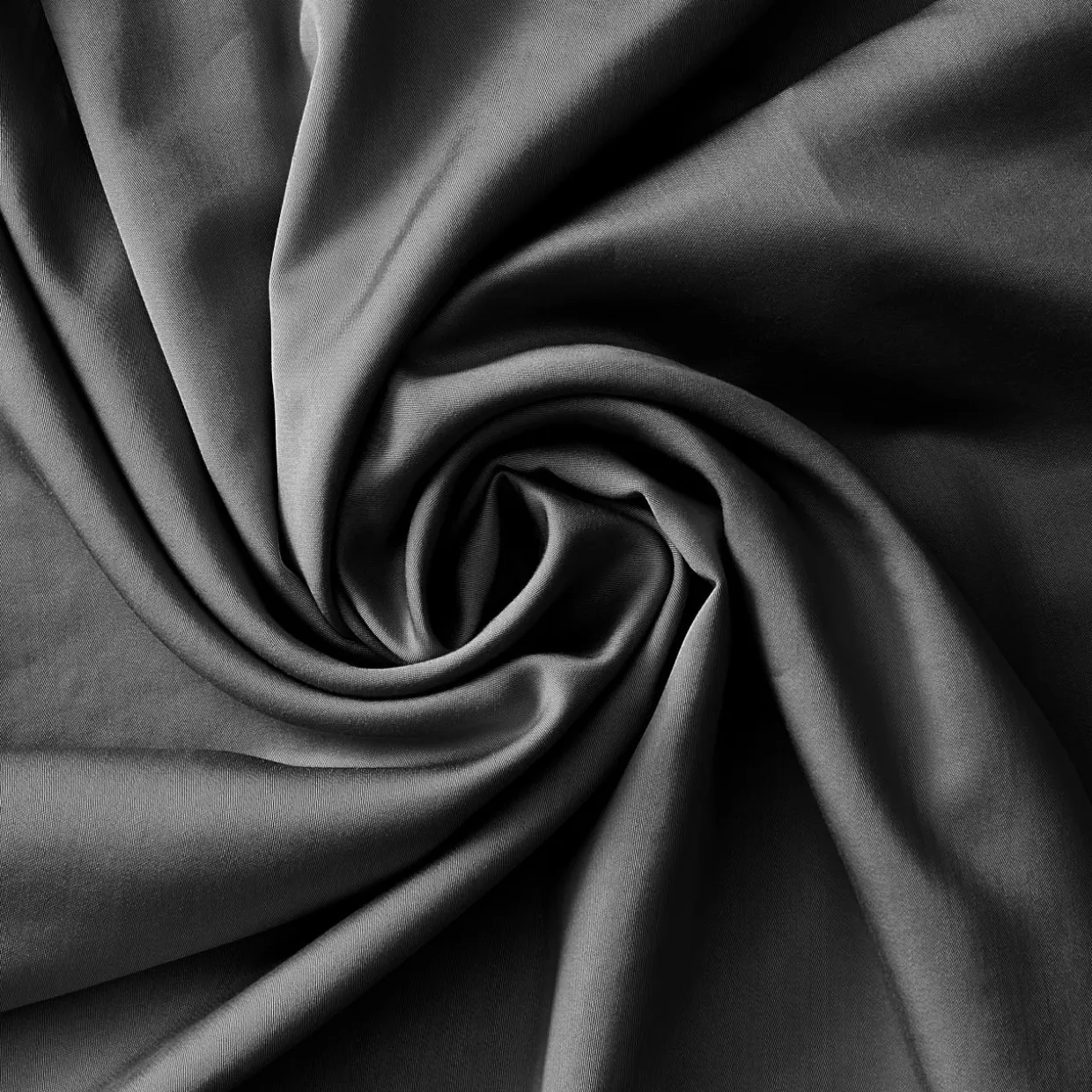 Drap housse satin de bambou (90 x 190 cm) Sienna Noir
