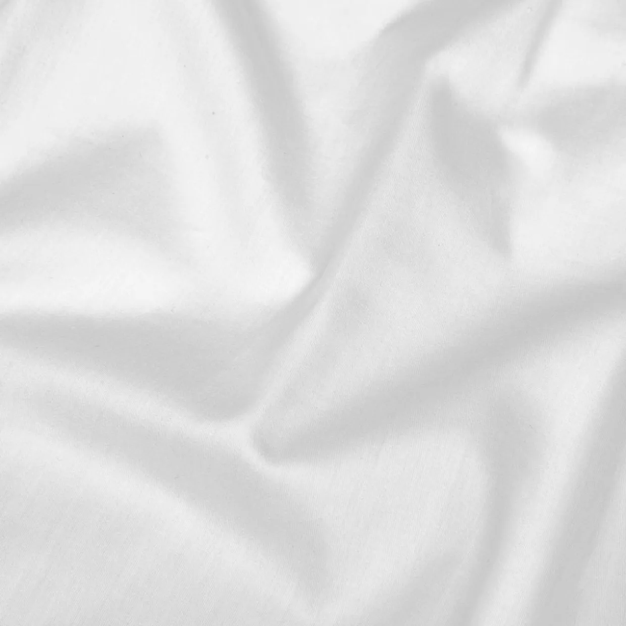 Drap housse satin de coton (160 x 200 cm) Lydia Blanc