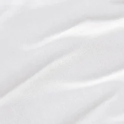Drap plat percale de coton (180 x 290 cm) Cali Blanc