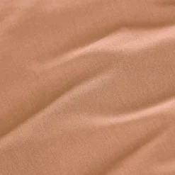 Drap plat percale de coton (180 x 290 cm) Cali Rose pêche