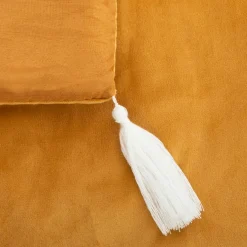 Edredon velours (80 x 180 cm) Slow Jaune ocre