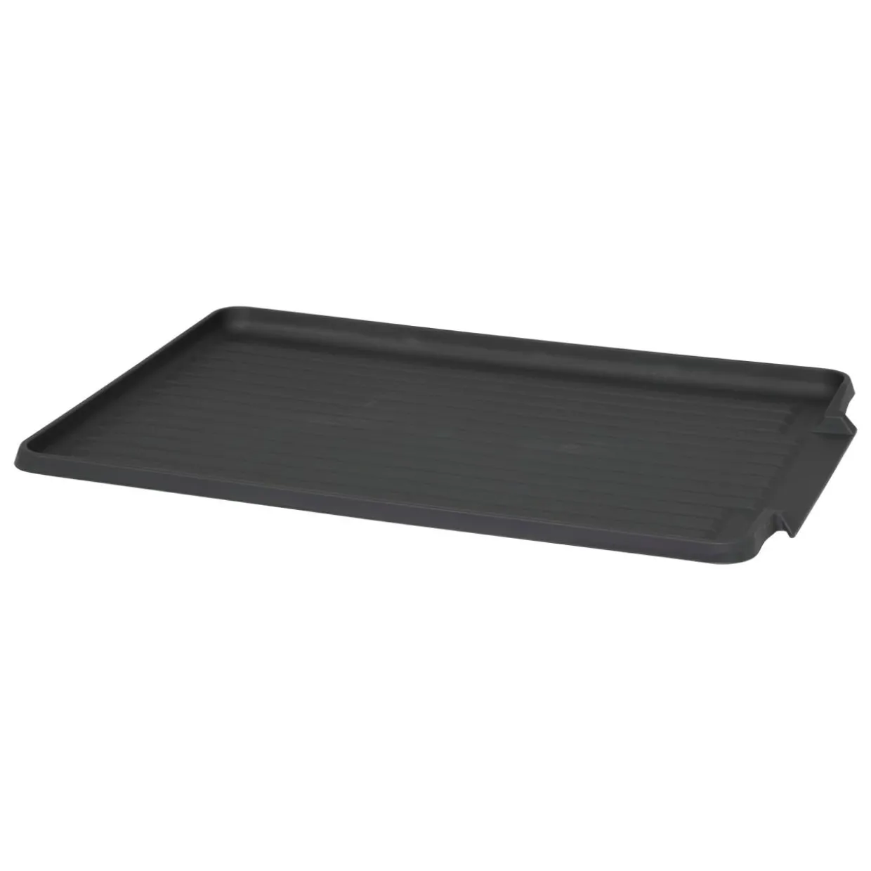 Egouttoir de cuisine pliant en aluminium (44 x 31 cm) Splash Gris