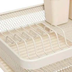 Egouttoir vaisselle en métal (43 x H13 cm) Mayaj Beige