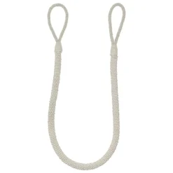 Embrasse rideau (80 cm) Pearl Blanche