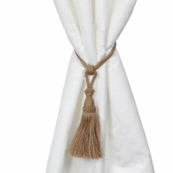 Embrasse rideau jute Alienor Beige