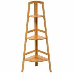 Etagère d'angle bambou (H103 cm) Siao Naturel