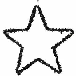 Etoile de Noël à suspendre (H15 cm) Gily Noir