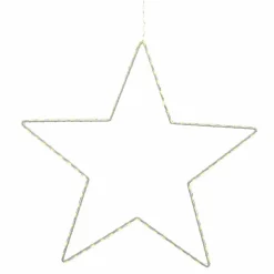 Etoile lumineuse à suspendre 130 LED (D38 cm) Kais Blanc chaud