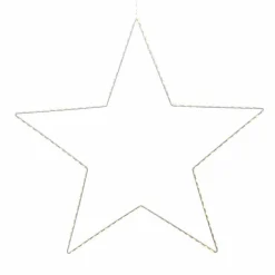 Etoile lumineuse à suspendre 175 LED (D58 cm) Kais Blanc chaud
